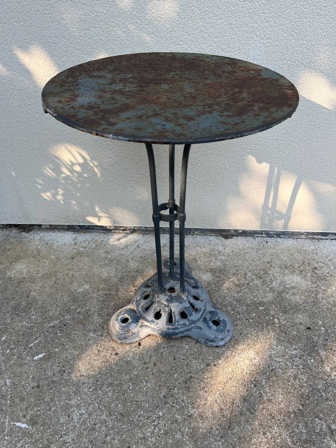 Small cast iron bistro table.