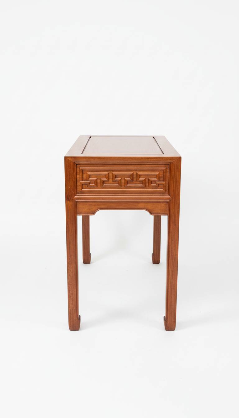 Vintage Chinoiserie Side Table or Console, 1980s
