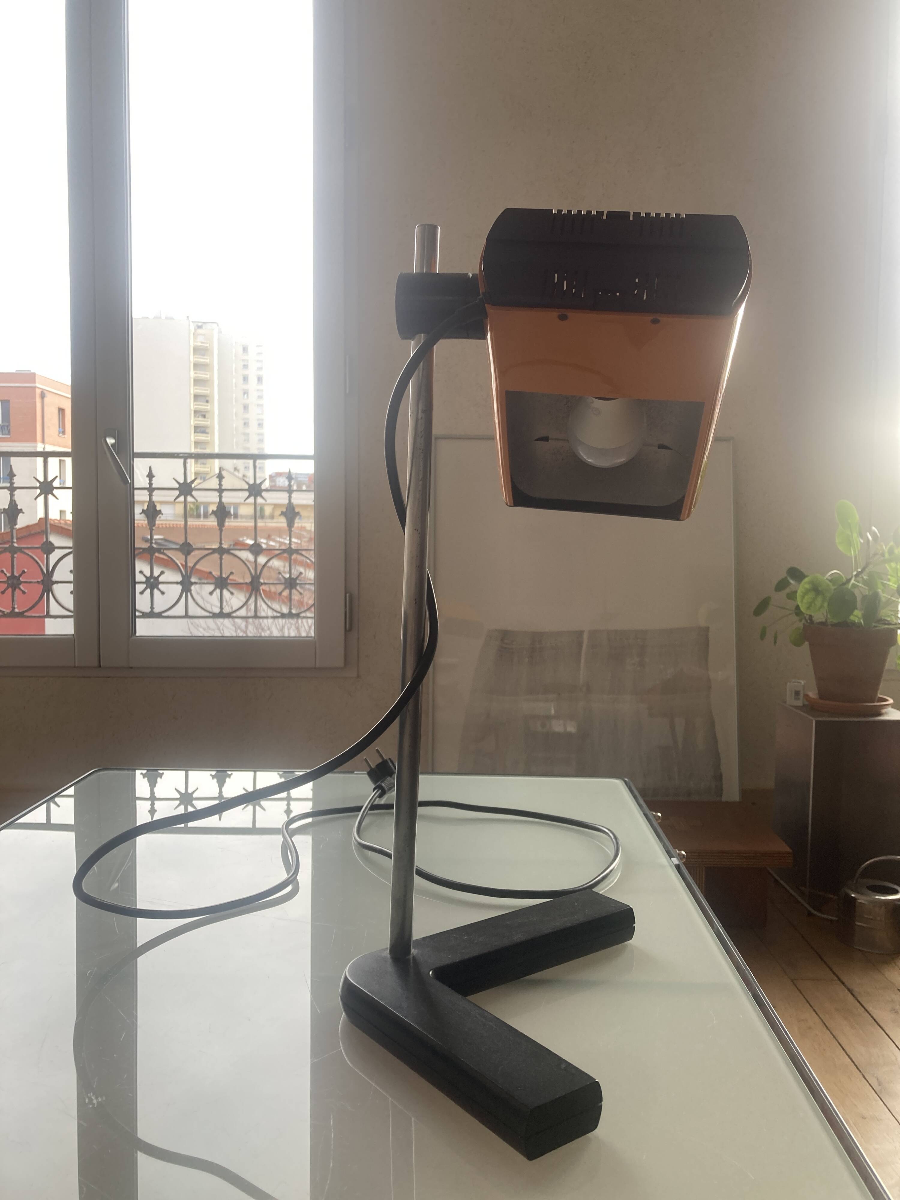 Vintage lamp model Samp by Jean-René Talopp from the 1970s.