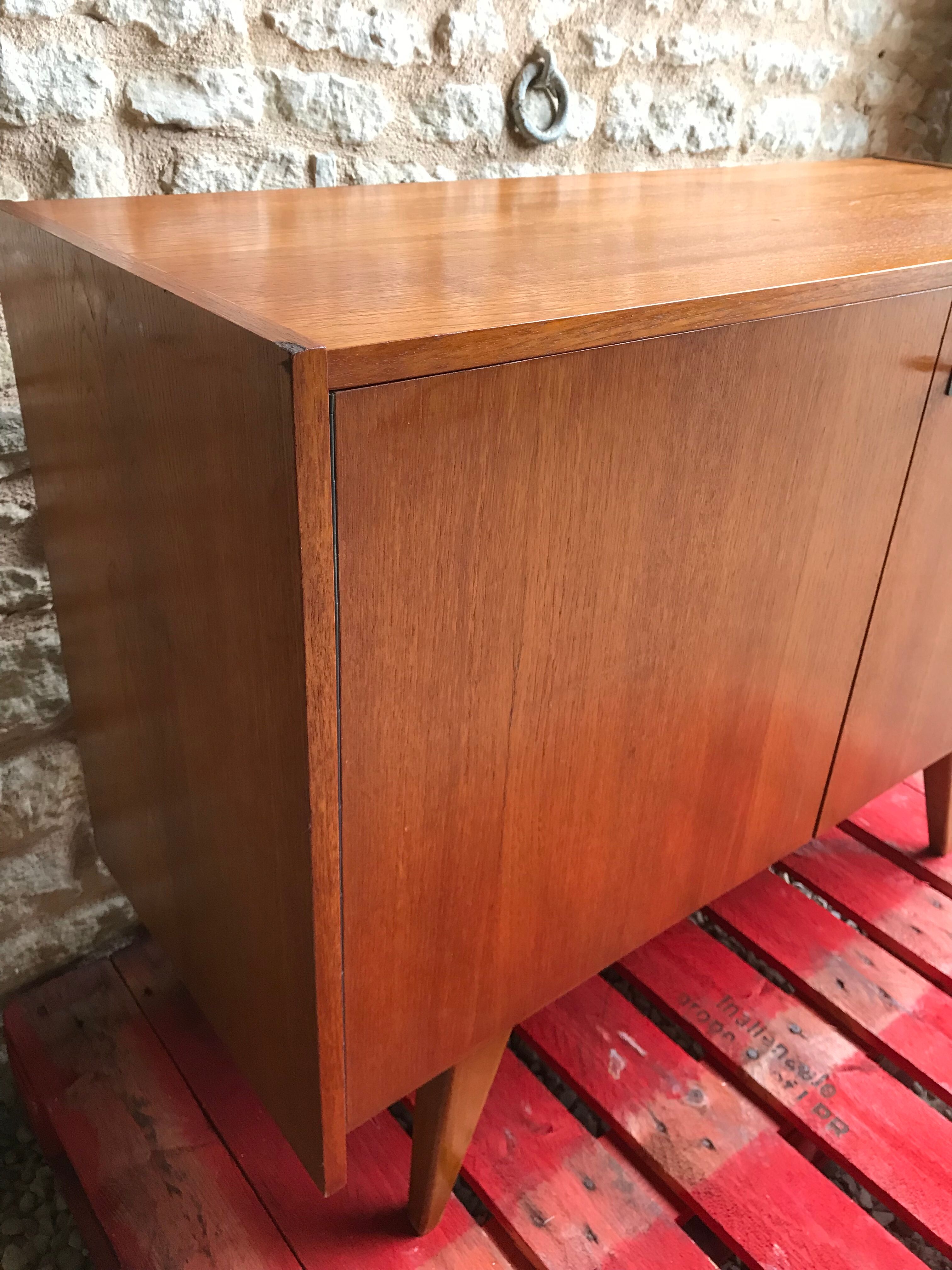 Vintage sideboard feet compass 1960's
