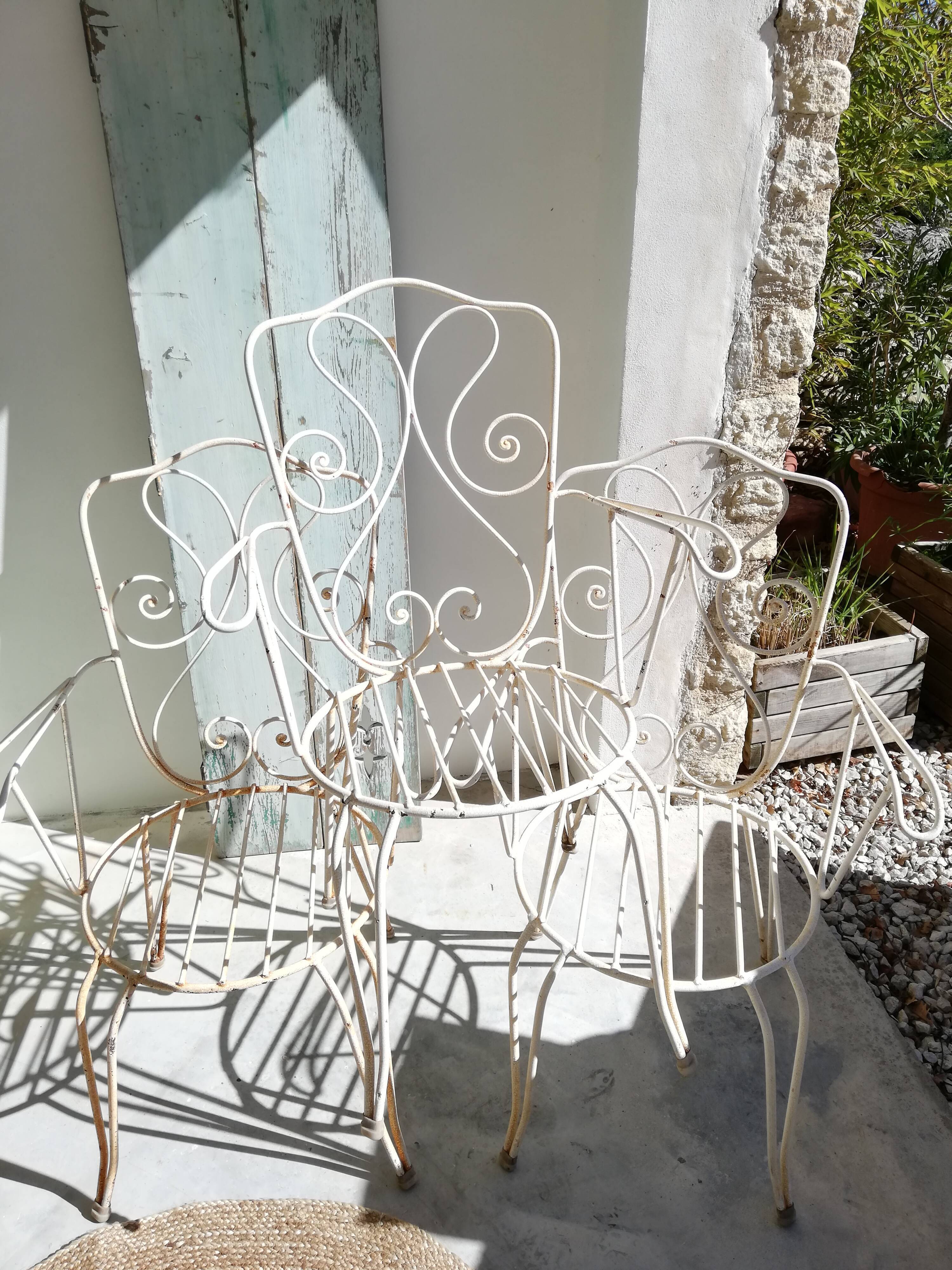 4 garden lounge chairs