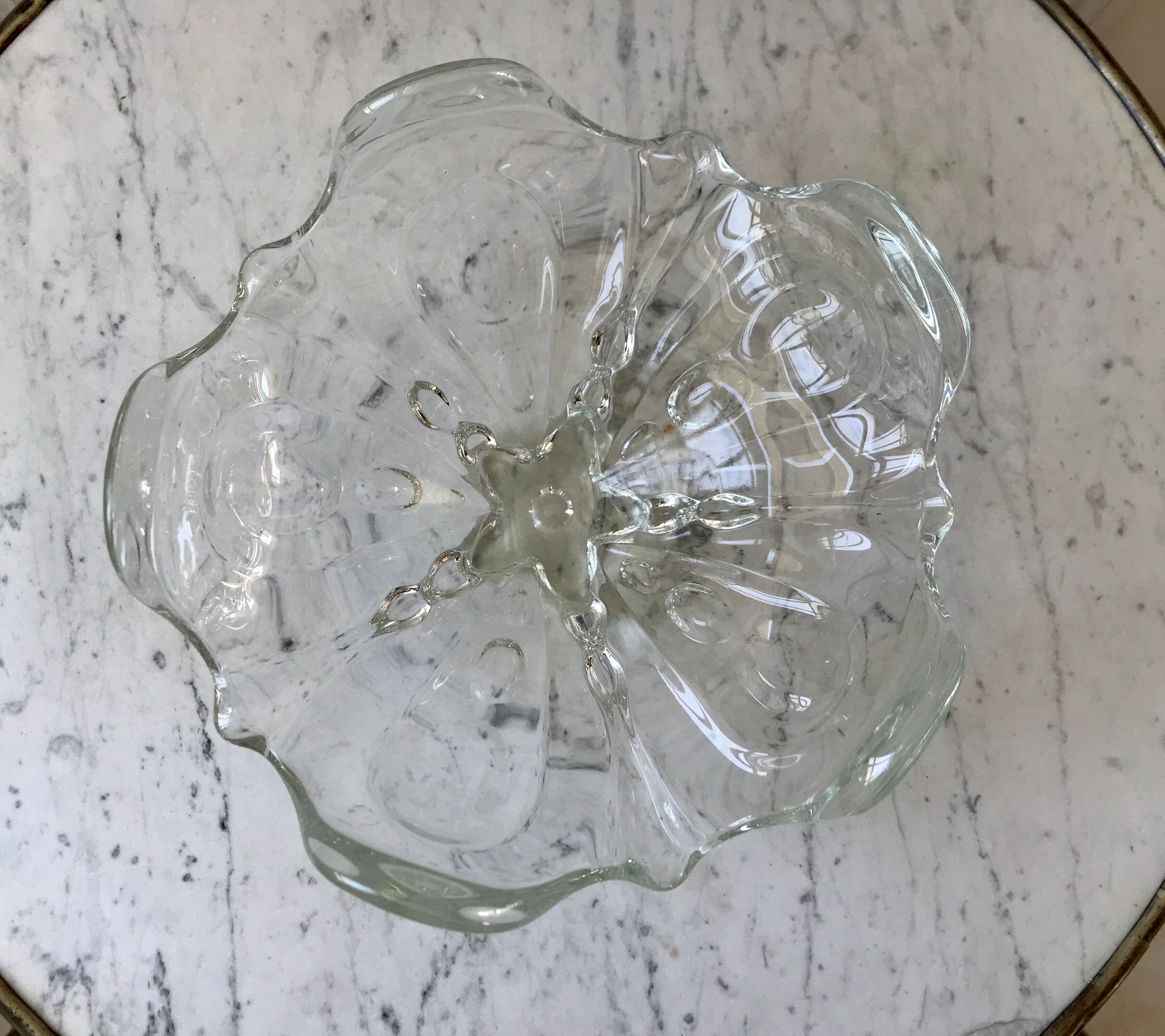 Glass fruit cup 50s