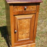 Chevet une porte et un tiroir tout bois