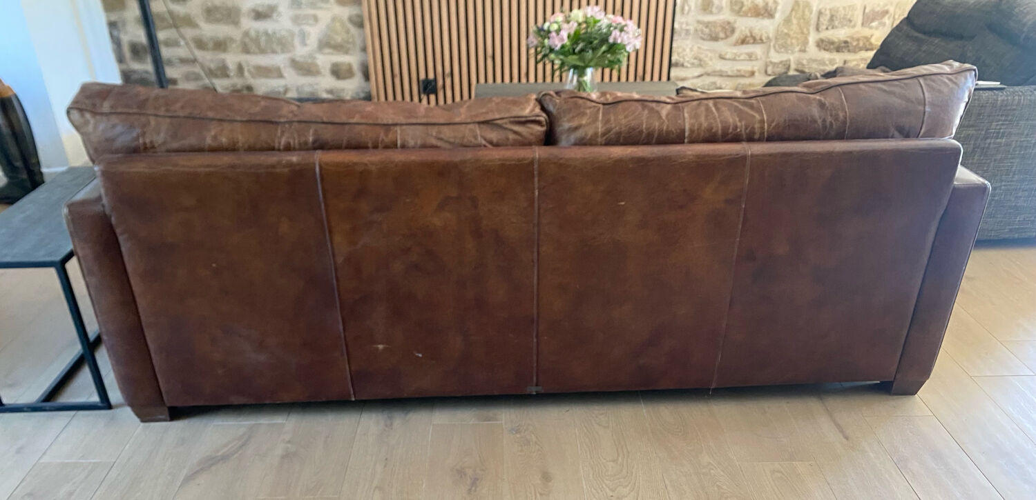 Leather sofa