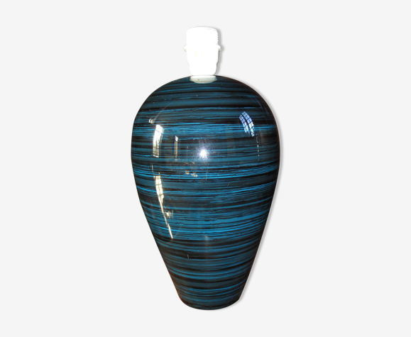 Blue Ceramic Lamp Foot