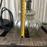 Pendant light with vintage globe
