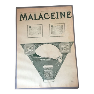 Vintage advertising to frame malaceine