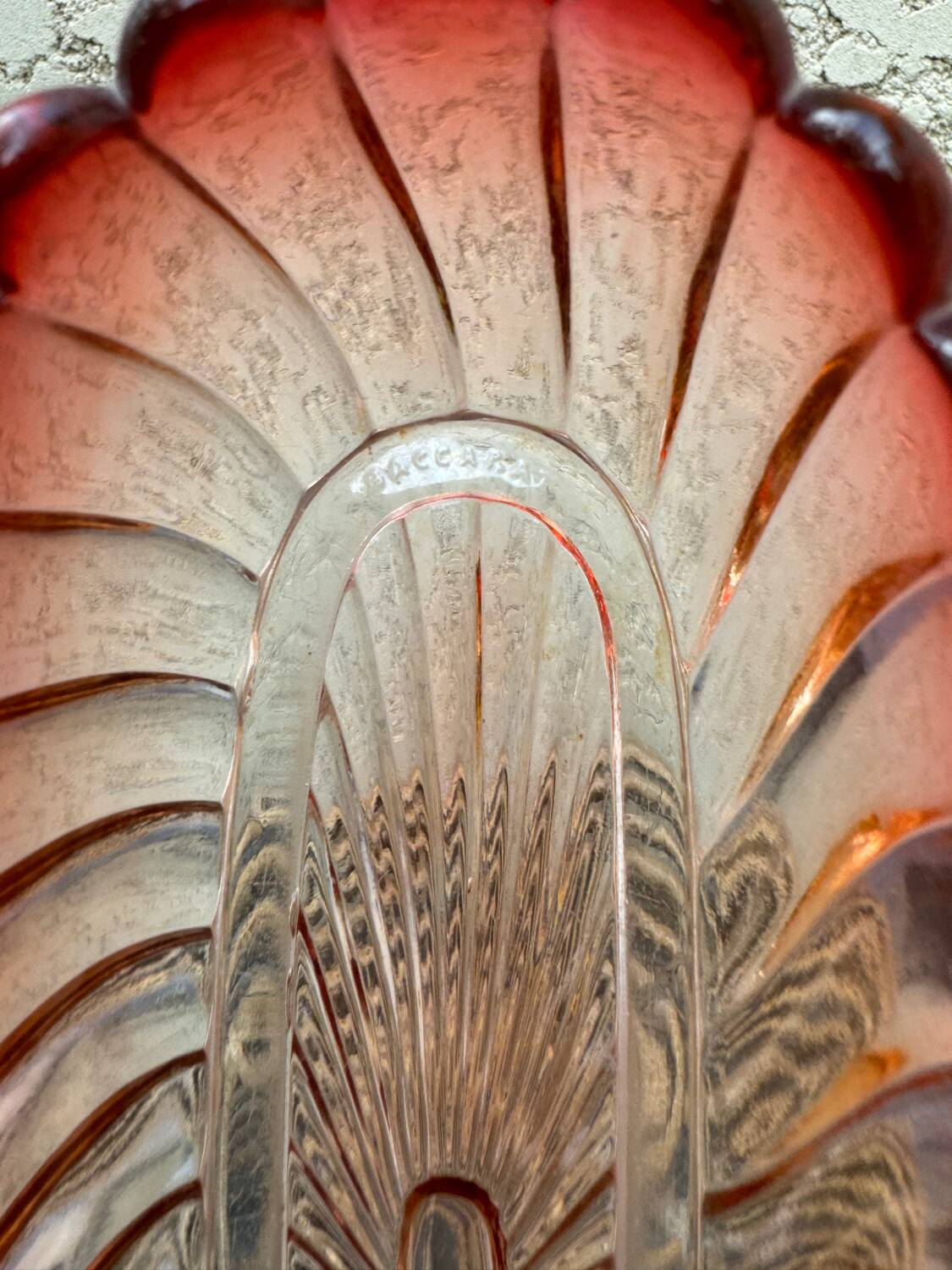 Baccarat bamboo model bowl in very good condition