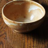 Lot of 2 vintage marbled stoneware bowls