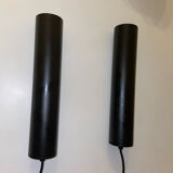 Pair of suspensions black metal design