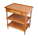 Small cherry wood serving table