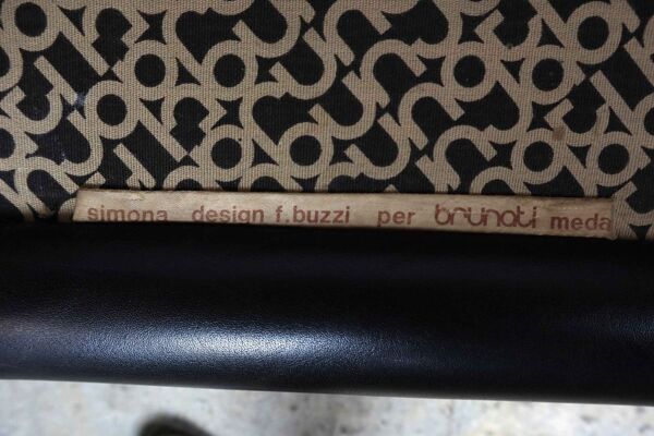 fauteuil club En cuir Vintage