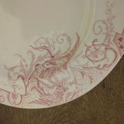 Assiette en porcelaine de Lunéville modèle Griffon
