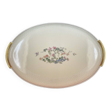 Large oblong dish old fabrique royale limoges signed d'artois 49 cm