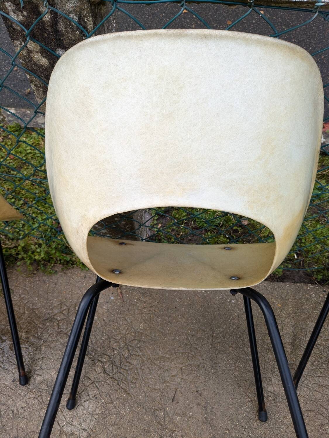 Lot de 6 chaises pierre guariche
