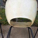 Set of 6 Pierre Guariche chairs