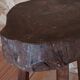 Tabouret tripode brutaliste