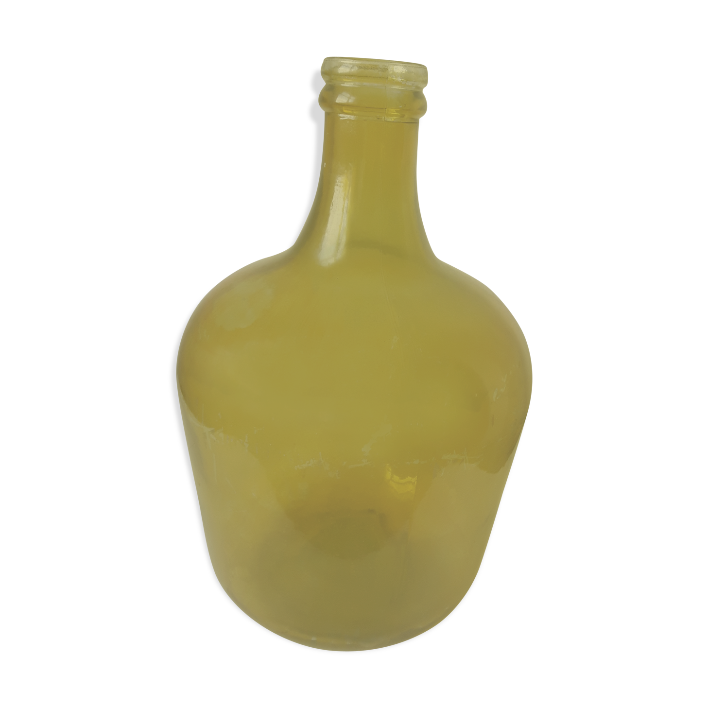 Demijohn amber yellow