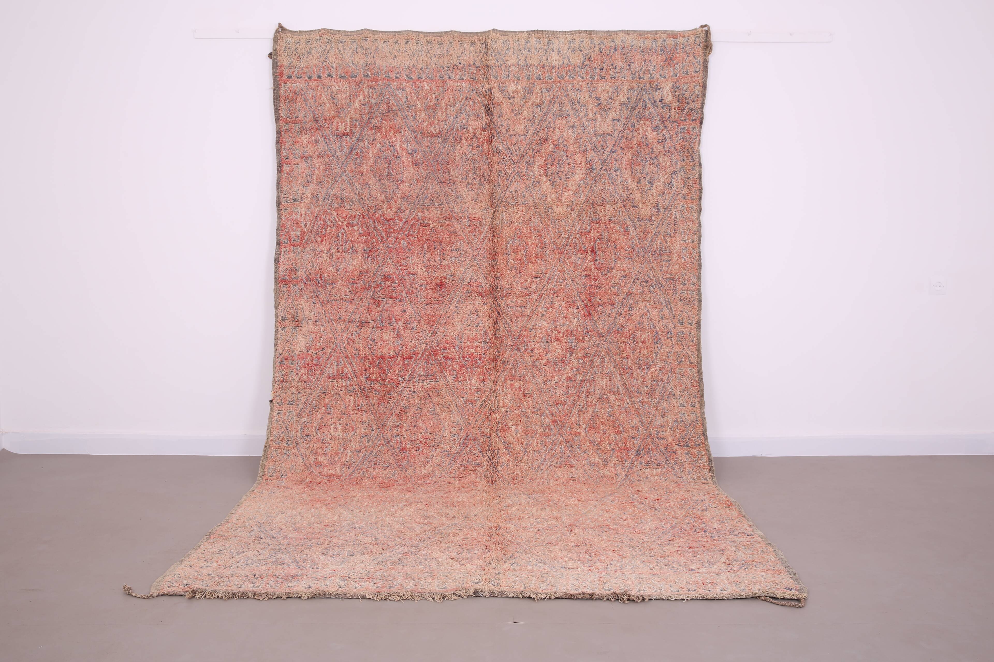 Pink Vintage Beni Mguild Rug 201 CM X 340 CM - tapis berber