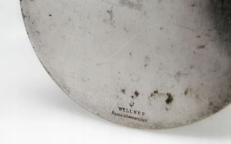 Db9 wellner two-arm candle holder art deco
