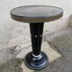 Metal pedestal table joseph hoffman