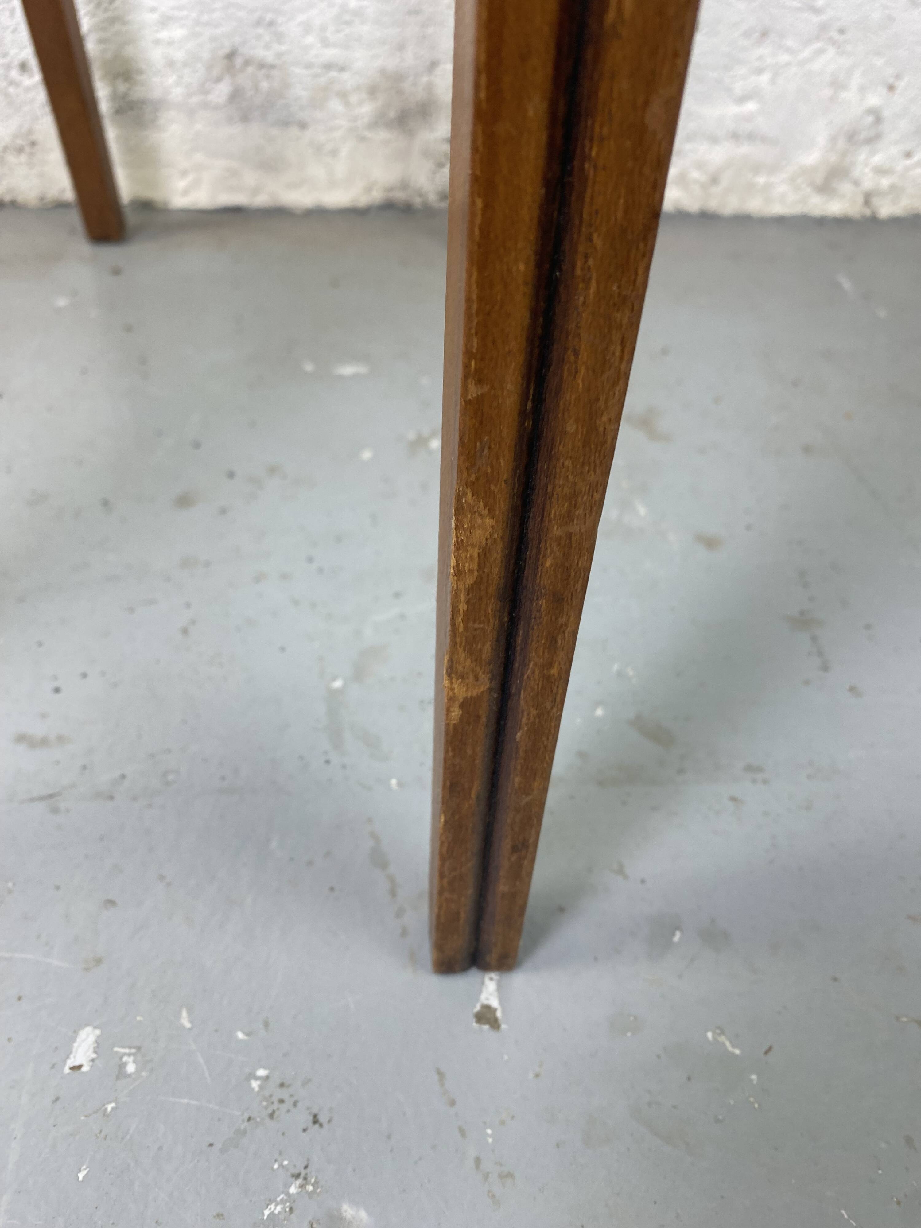 Mid-height wooden side table