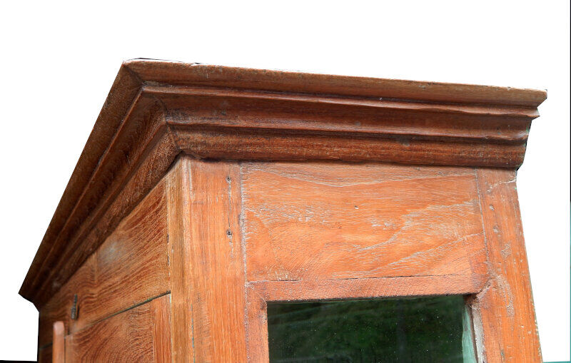 Showcase furniture by metier commercant haute etroite bois teck