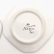 3 small Henriot Quimper plates