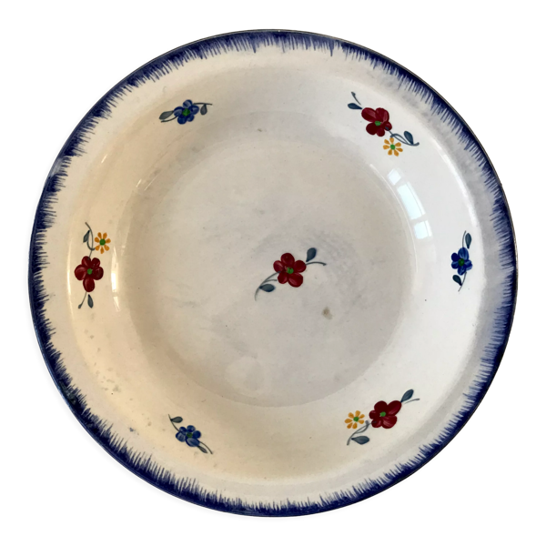Plat creux digoin sarreguemines modèle ''mary lou'' années 40 — Beyit