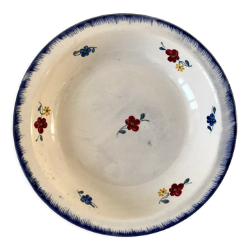 Plat creux digoin sarreguemines modèle "mary lou" années 40