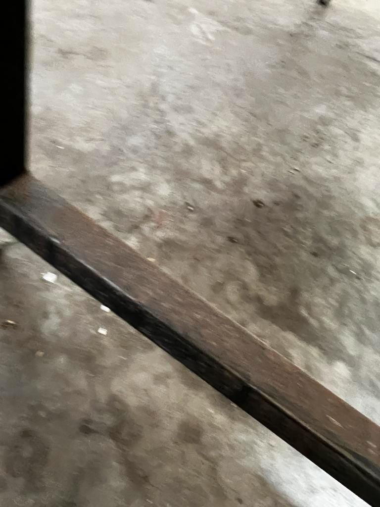 Vintage side table / plant table / audio stand on casters