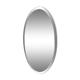 Bevelled oval mirror