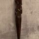 Solid wood letter opener carved profile of Amazonian Indian Brazil Vargas 1940