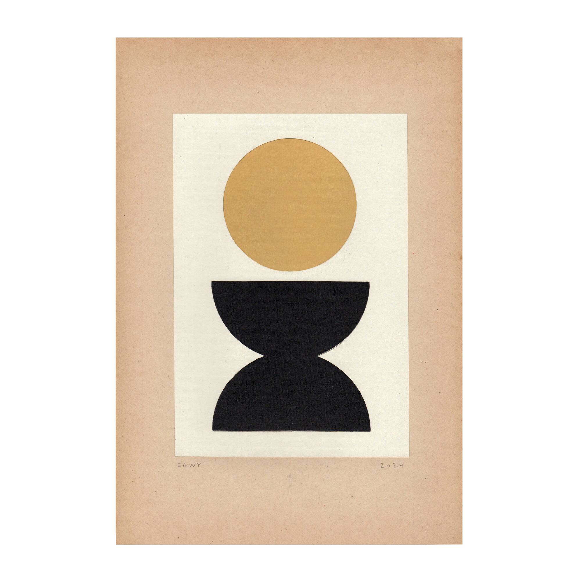 Set of 8 original works on paper - signed Eawy