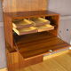 Wall system writing desk Poul Cadovius in teak 1960