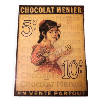 Menier advertising sheet