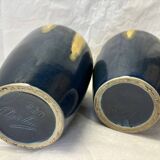 Pairs of Denbac earthenware vases