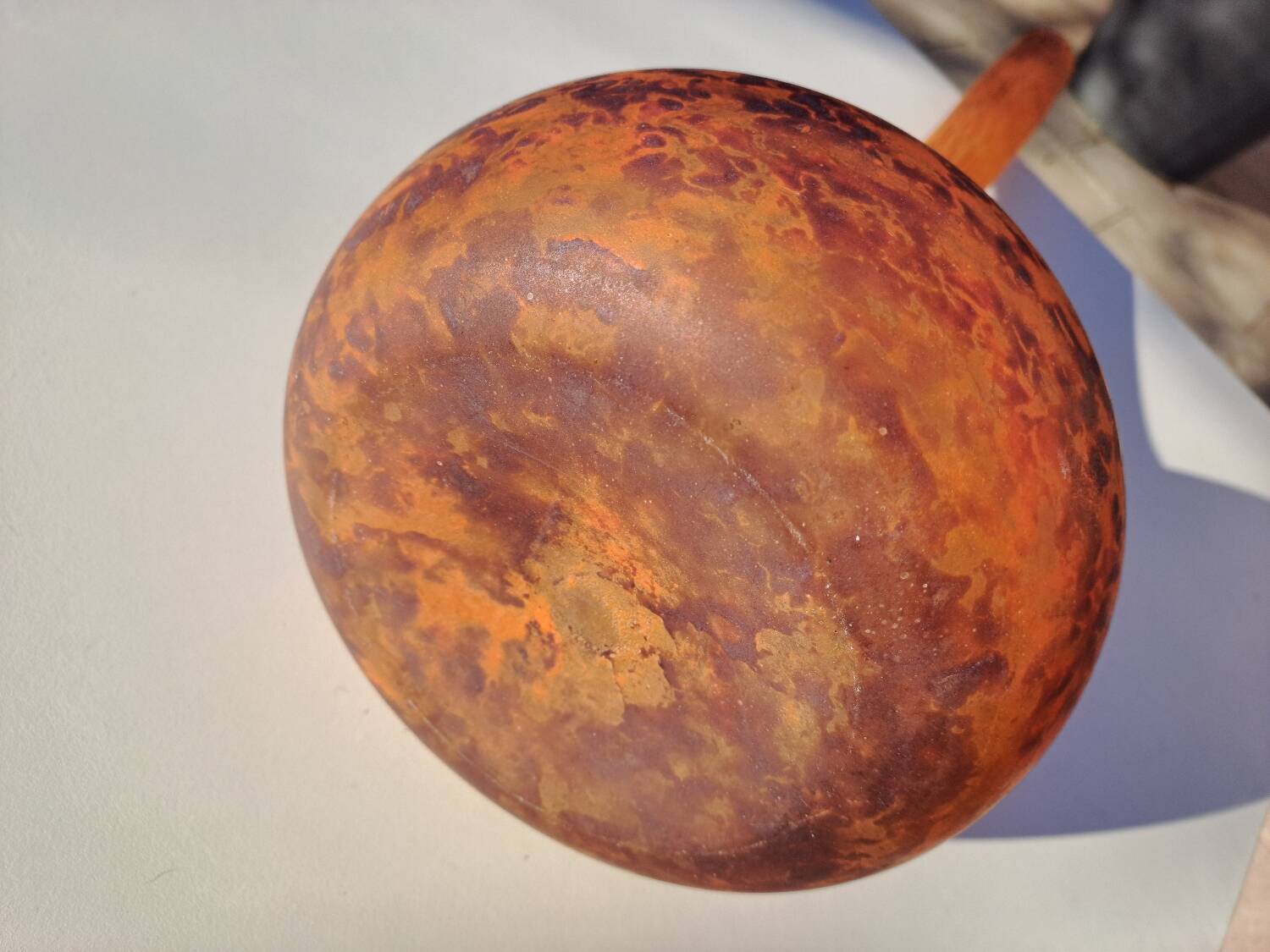 Large Berluze marmoreal vase h 67 cm