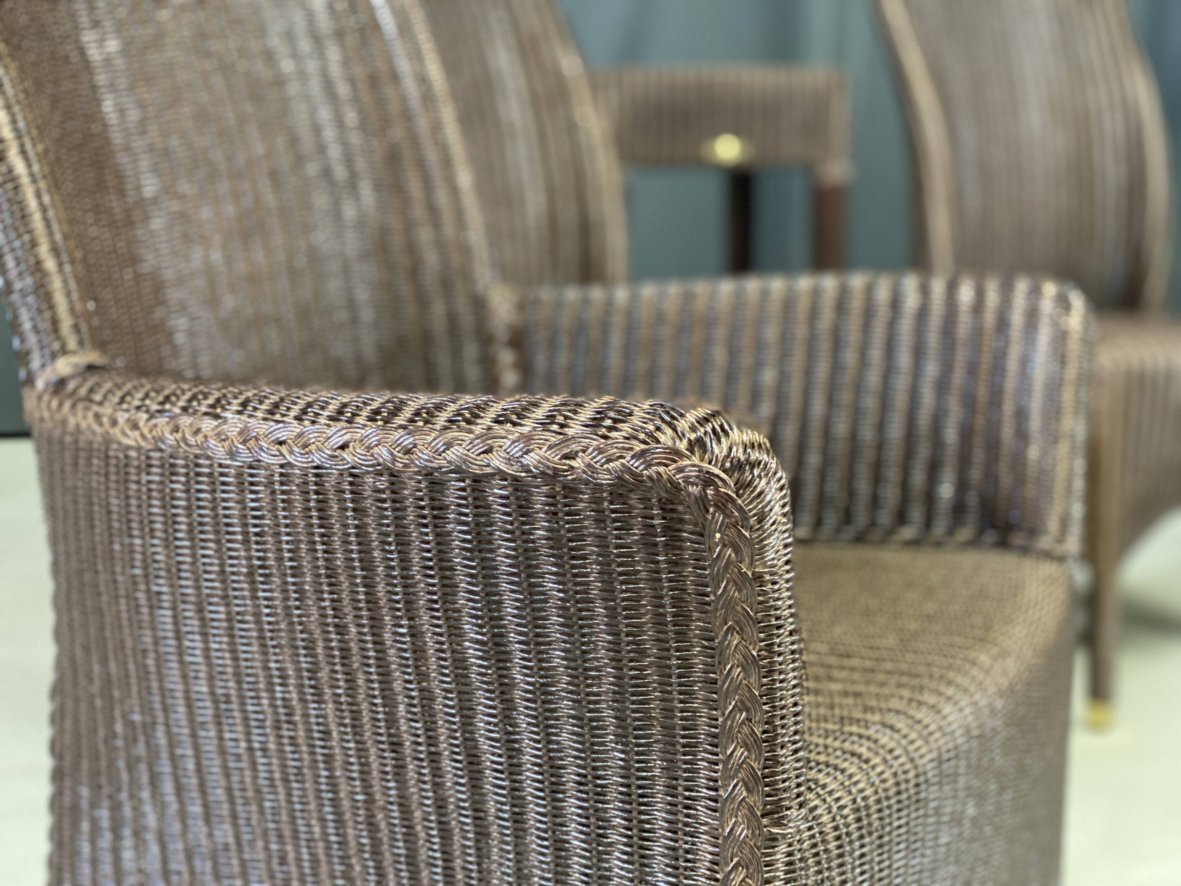 Vincent Sheppard wicker dining set, 8 pieces