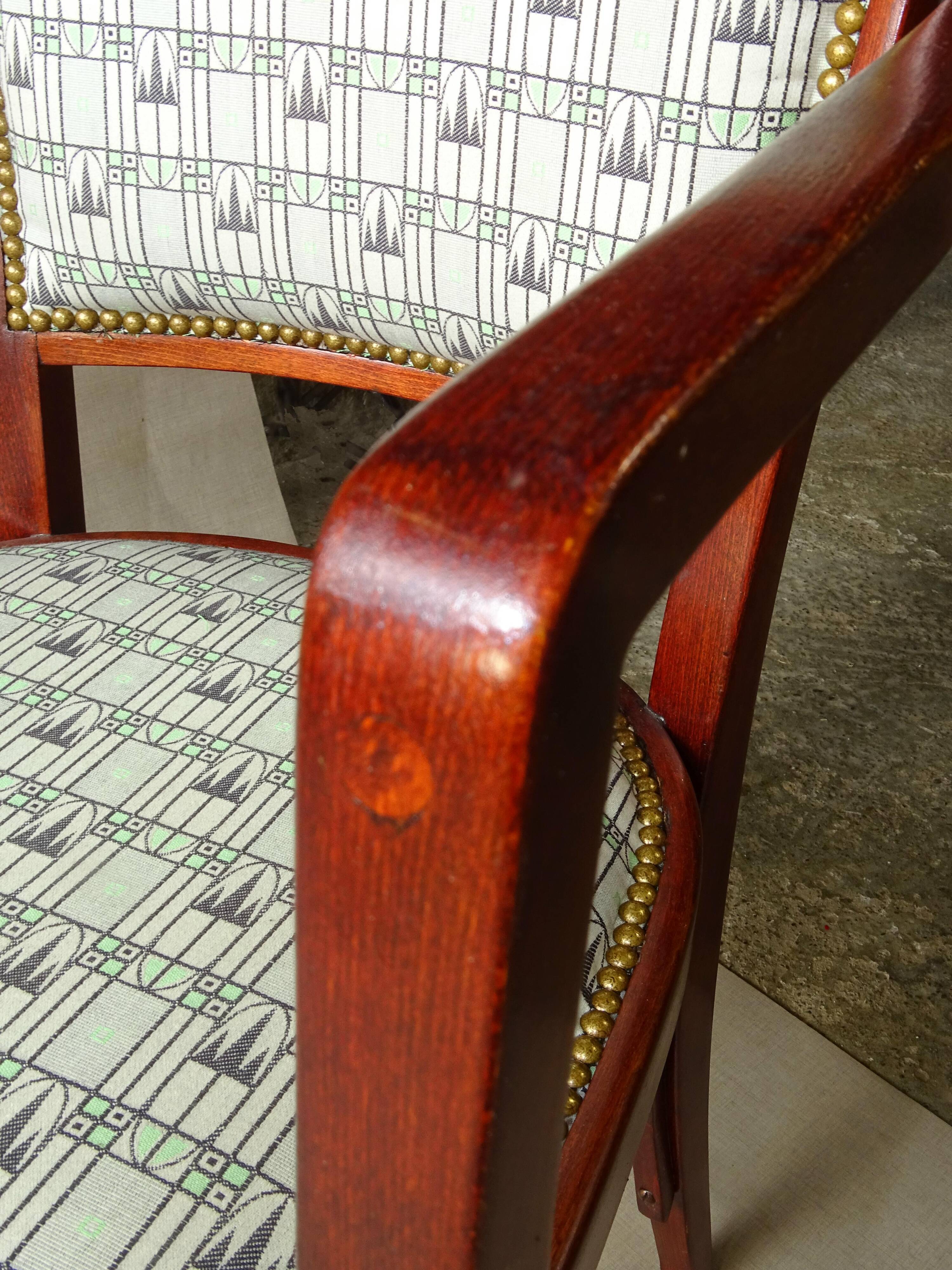 Kohn Armchair No. 719, Vienna Secession 1905 (Siegel /Moser)