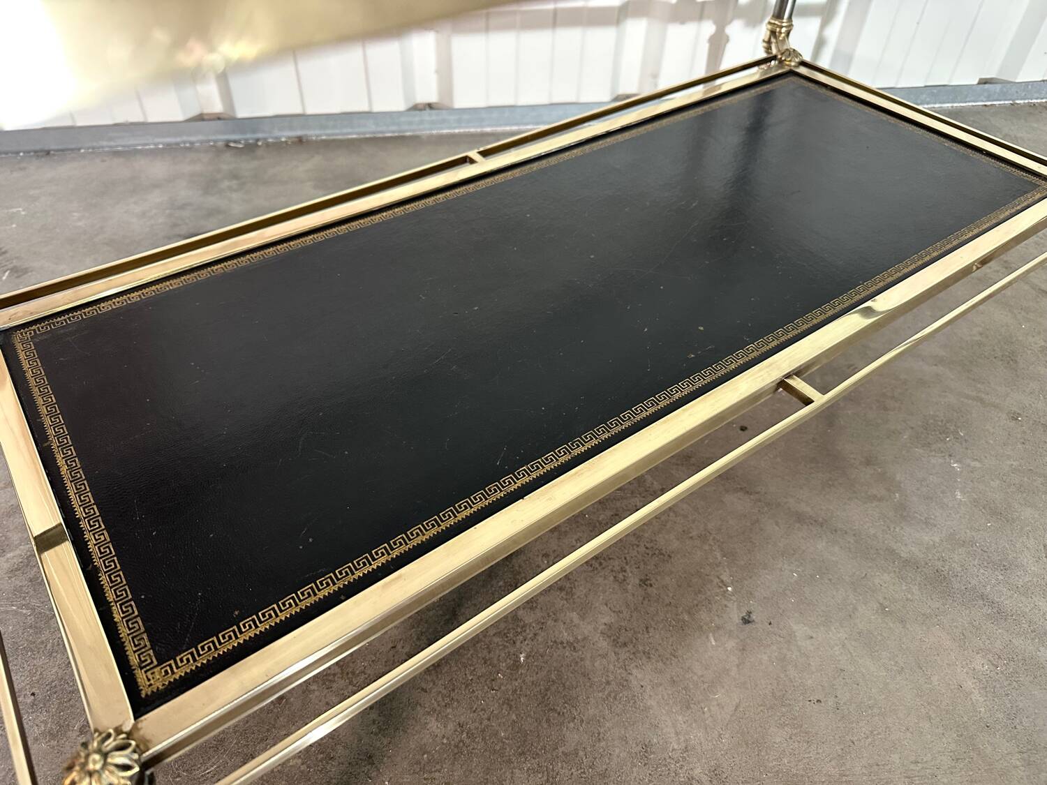 1970s bronze coffee table