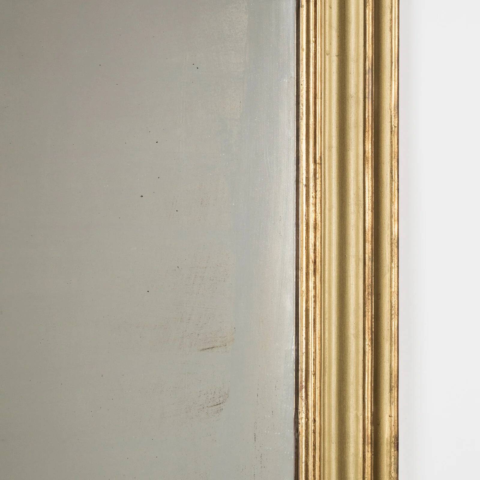 19th C yellow gold Louis Philippe mirror