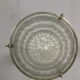 Lustre art deco in moulded glass and silver bronze