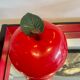 Red ice cube apple