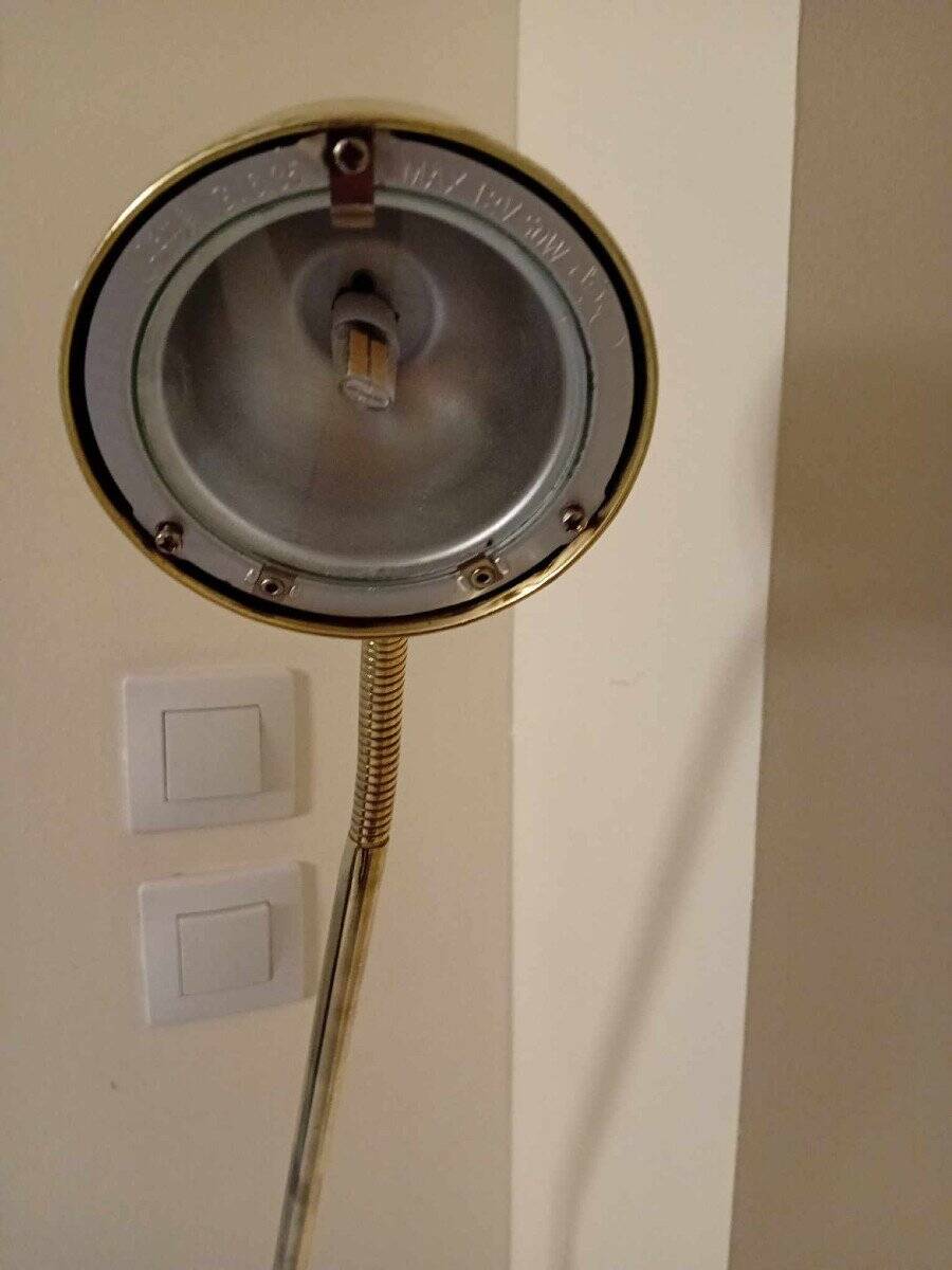 80s standing reading light "brillant éditeur".