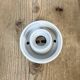 Vintage White Porcelain Wall Light, 1970s