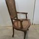 Fauteuil Louis XV canné