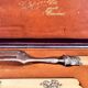 12 Robert Linzeler knives and leg of lamb set for Jules Piault Paris
