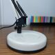 White articulated architect lamp - vintage industrial style