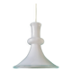 Opal glass pendant lamp by Mickael Bang for Holmegard. Denmark 1972